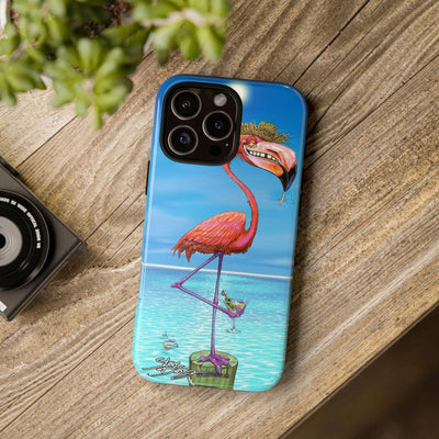 "Dirty Flamingo" Tough Phone Cases