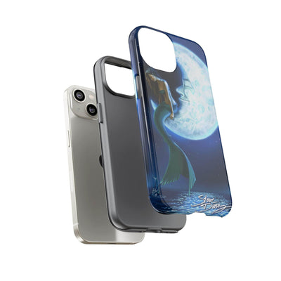 "Mermaid in the Moon" Tough Phone Cases