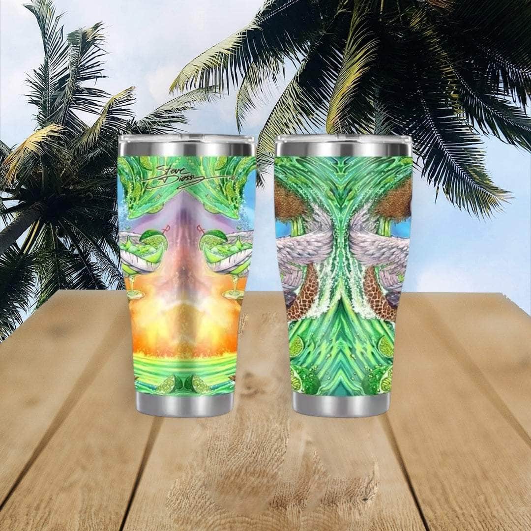 "Margarita Wave" Stainless Steel Tumbler