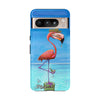 "Dirty Flamingo" Tough Phone Cases