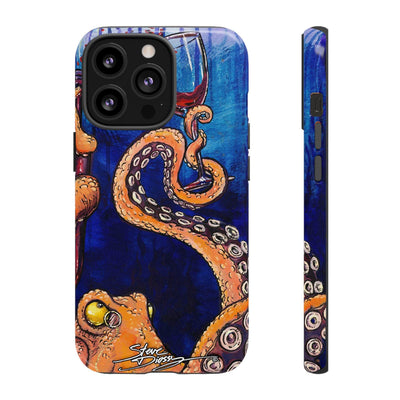 "Octopus the Connoisseur" Tough Phone Cases