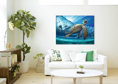 Pre-Order "Turtley Tubular" Limited Edition Canvas-  Ships End of November