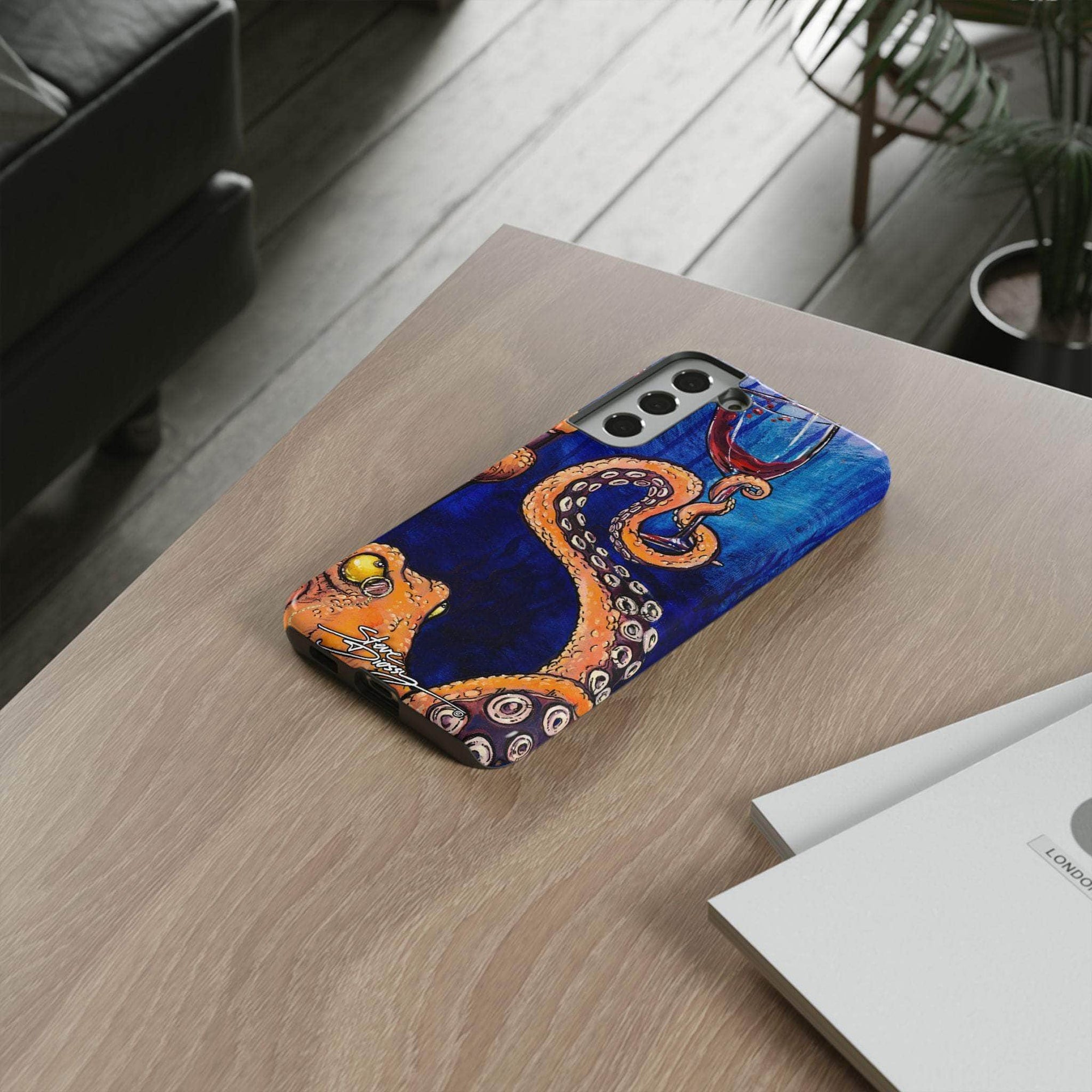 "Octopus the Connoisseur" Tough Phone Cases