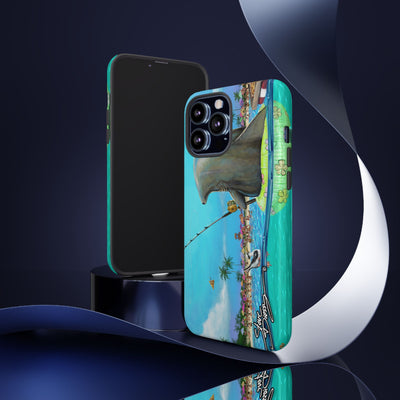 "Shark Fishing" Tough Phone Cases