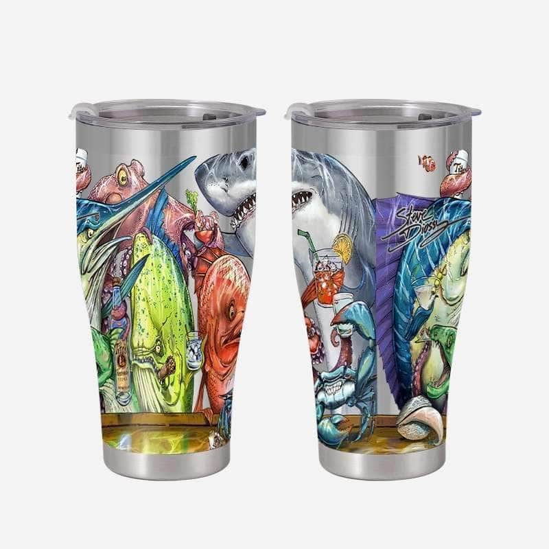 "Cheers" Stainless Steel Tumbler