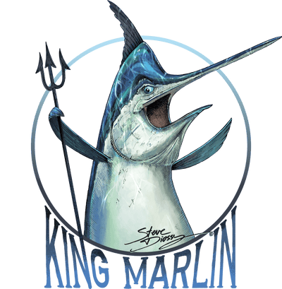 "King Marlin" Mini Sticker