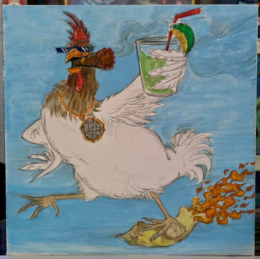 (Coming soon) "Cock of the Walk" Original Acrylic on Canvas