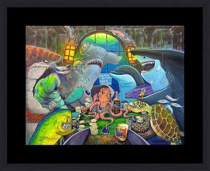Wyland Collaboration: "Card Sharks" Artist's Proof Series