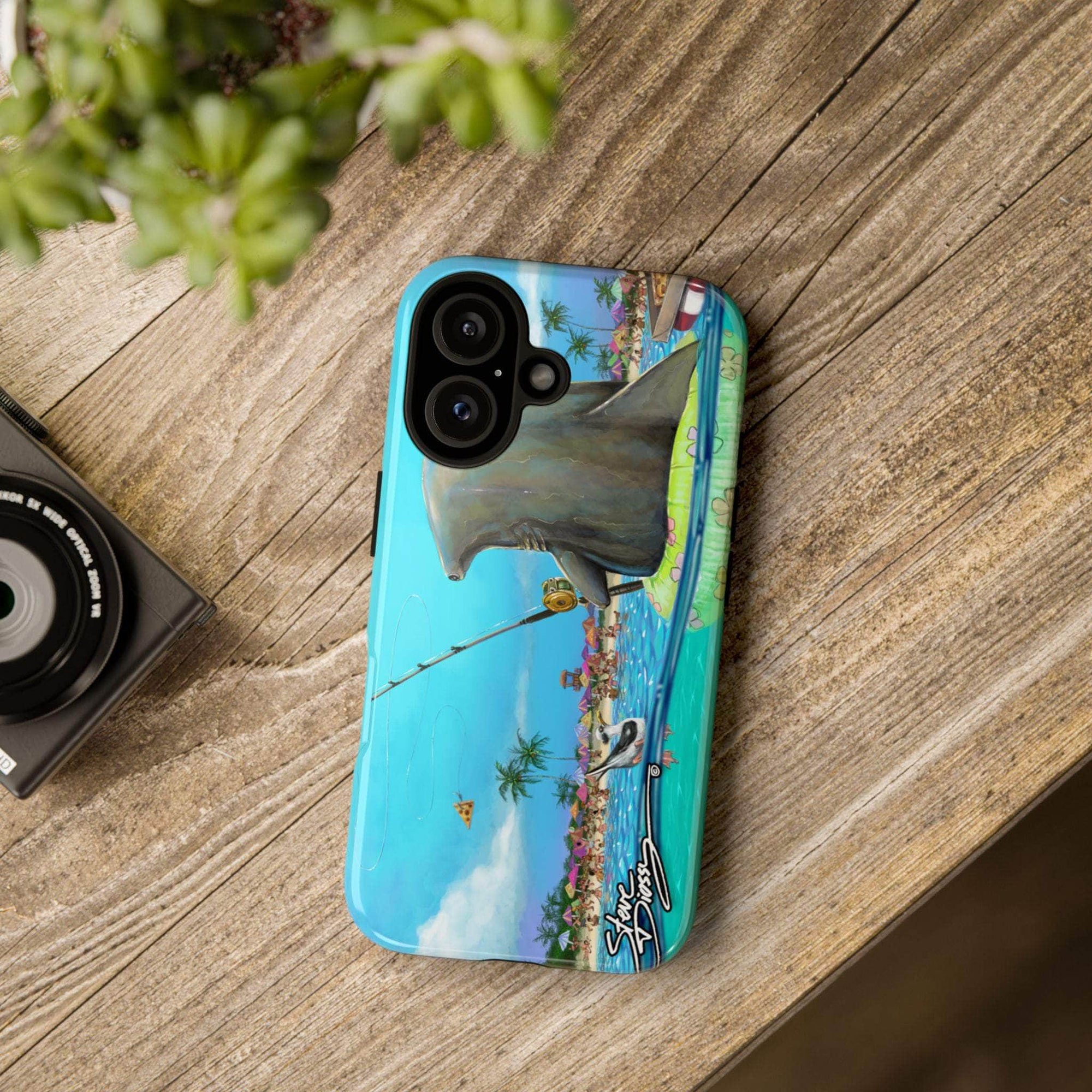 "Shark Fishing" Tough Phone Cases