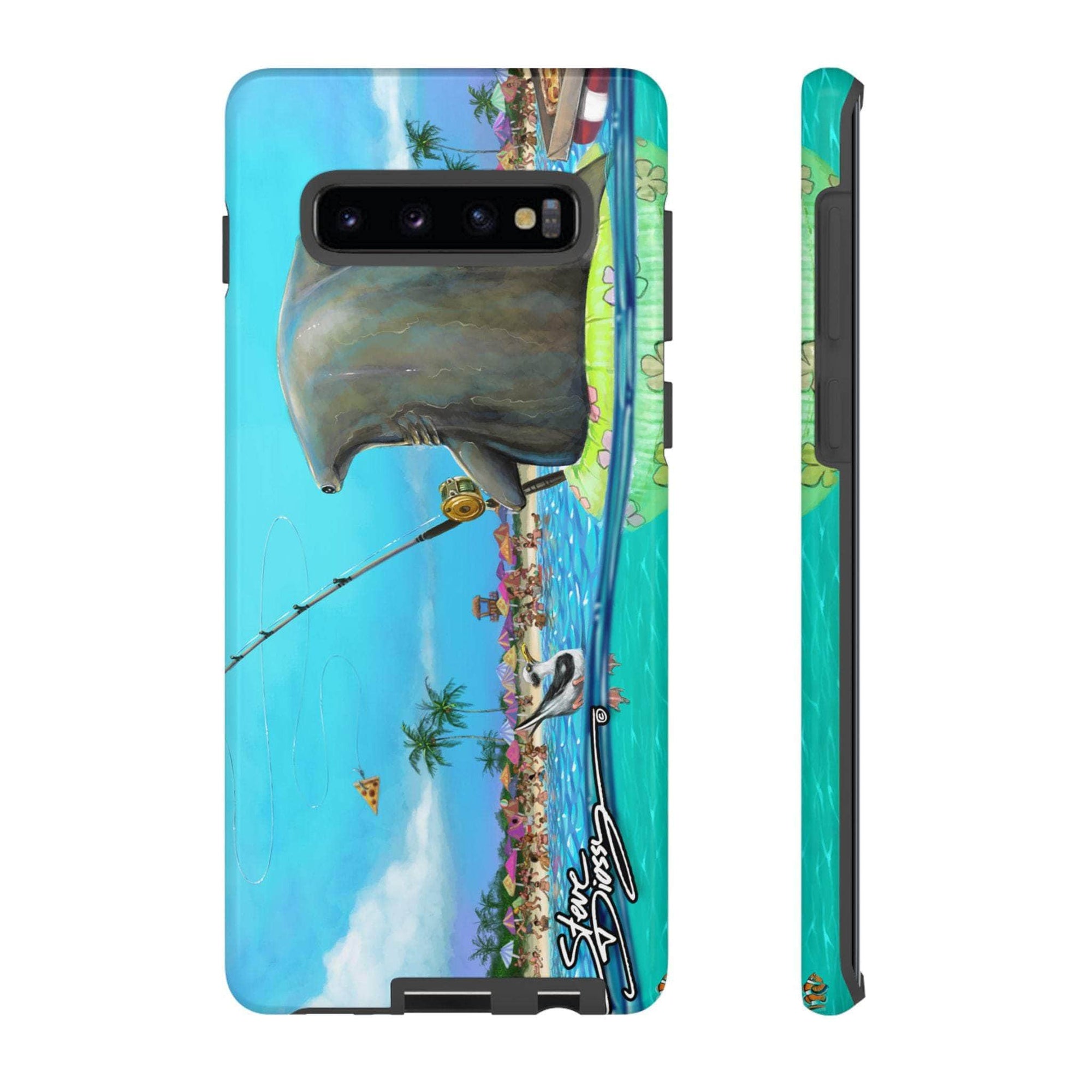 "Shark Fishing" Tough Phone Cases