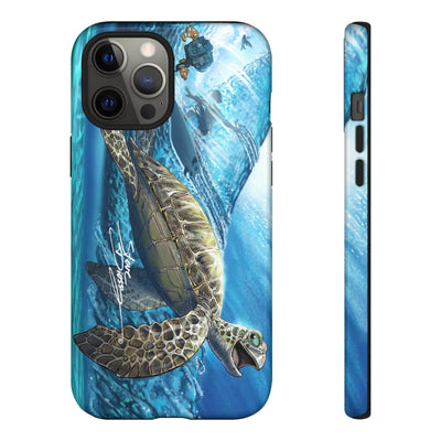 "Turtley Tubular" Tough Phone Cases