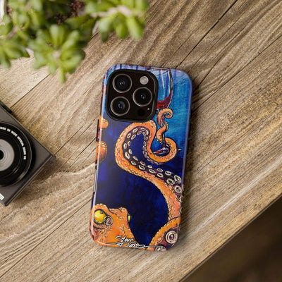 "Octopus the Connoisseur" Tough Phone Cases