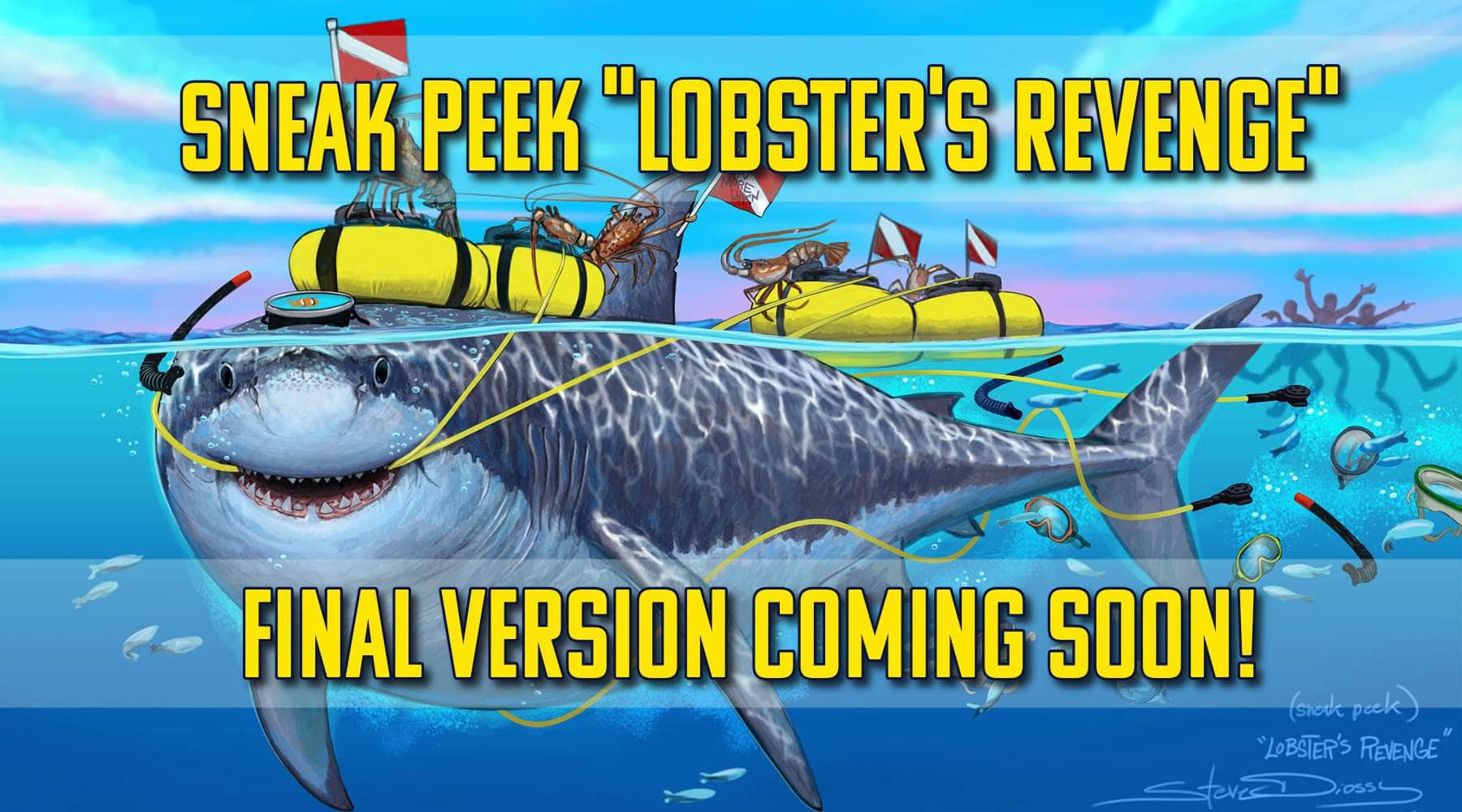 Pre-Order "Lobster's Revenge" Limited Edition Canvas - Ships early October 2026