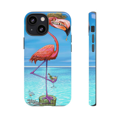 "Dirty Flamingo" Tough Phone Cases