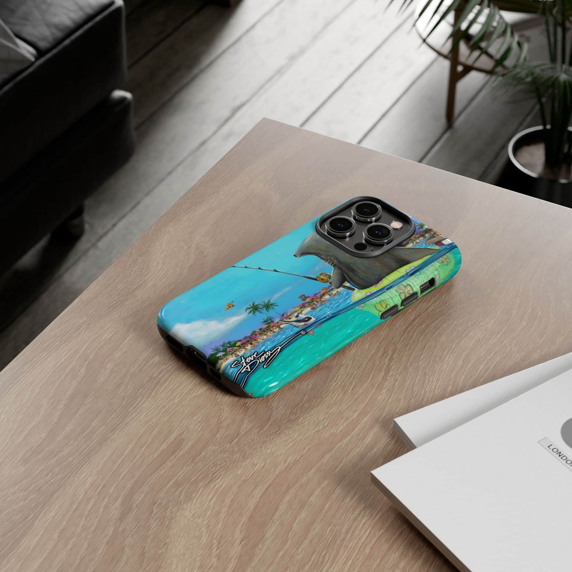 "Shark Fishing" Tough Phone Cases