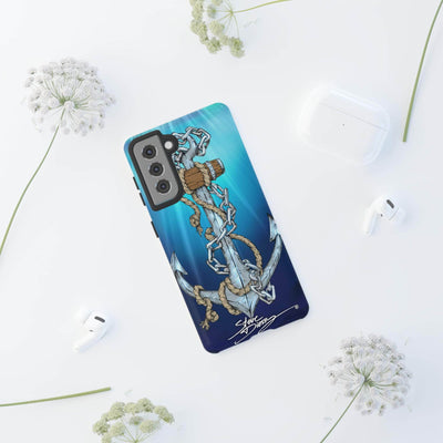 "Anchors Aweigh" Tough Phone Cases