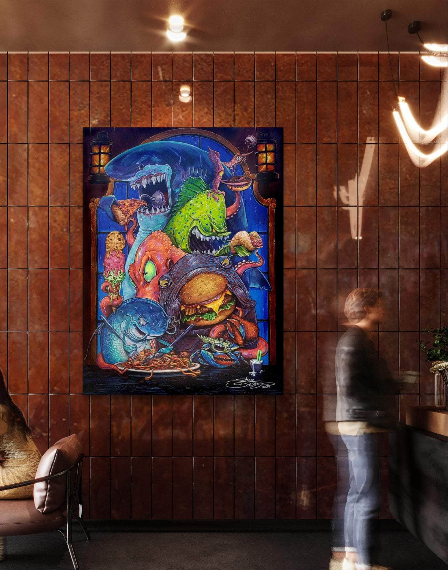 "Seafood See Food" Limited Edition Canvas