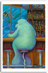 Pre-Order "Lonely Manatee" Fine Art Paper Print