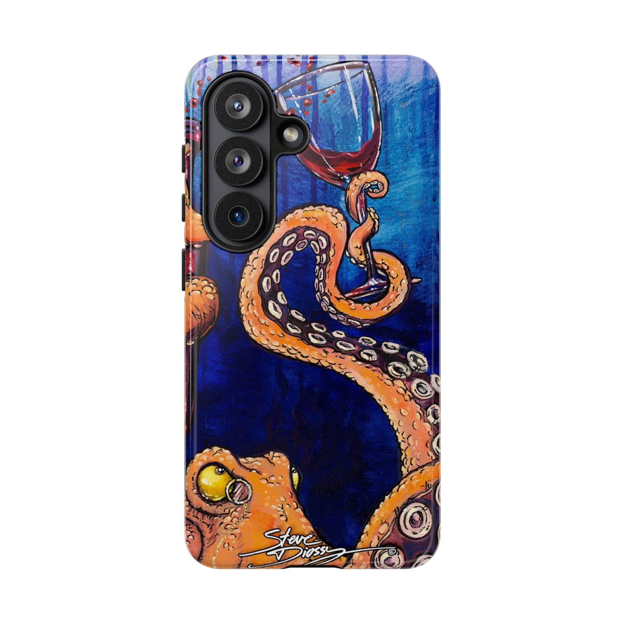 "Octopus the Connoisseur" Tough Phone Cases