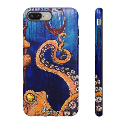 "Octopus the Connoisseur" Tough Phone Cases