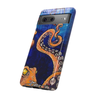 "Octopus the Connoisseur" Tough Phone Cases