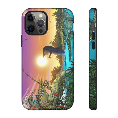 "Gator Fishing" Tough Phone Cases