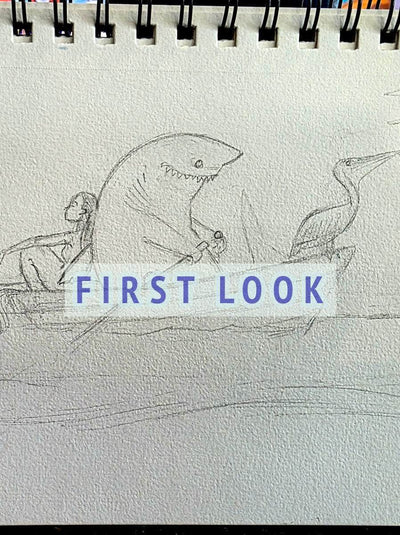 Auction Closed: "The Great Escape" Original Watercolor by Steve Diossy