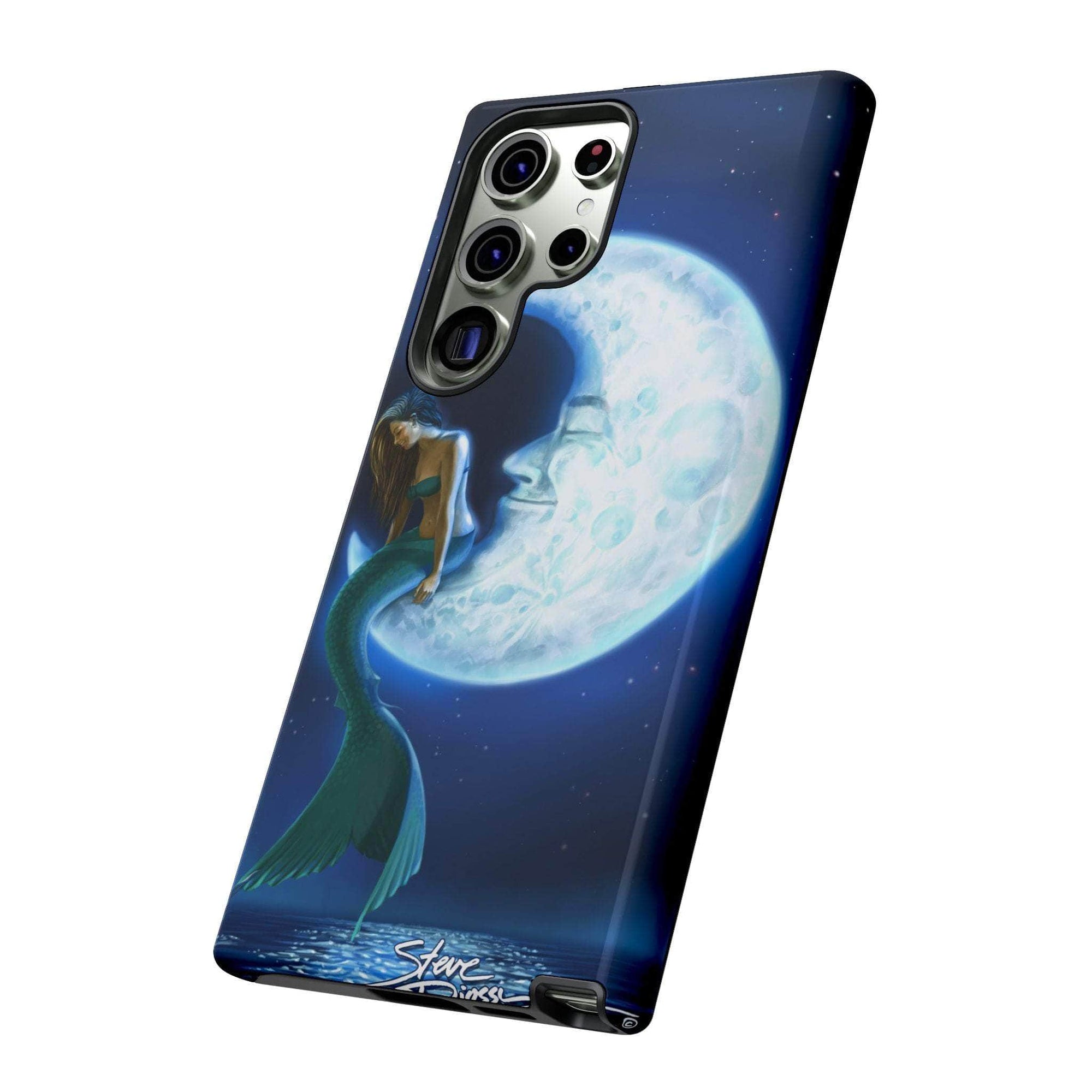 "Mermaid in the Moon" Tough Phone Cases