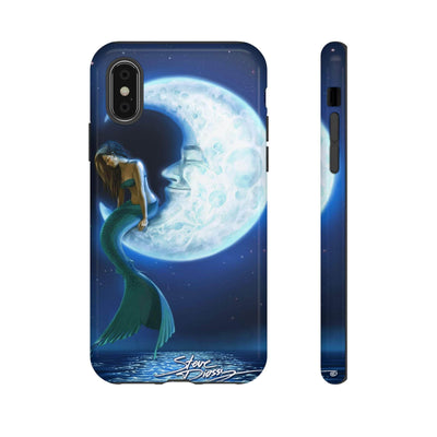 "Mermaid in the Moon" Tough Phone Cases