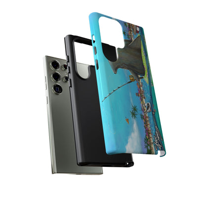 "Shark Fishing" Tough Phone Cases