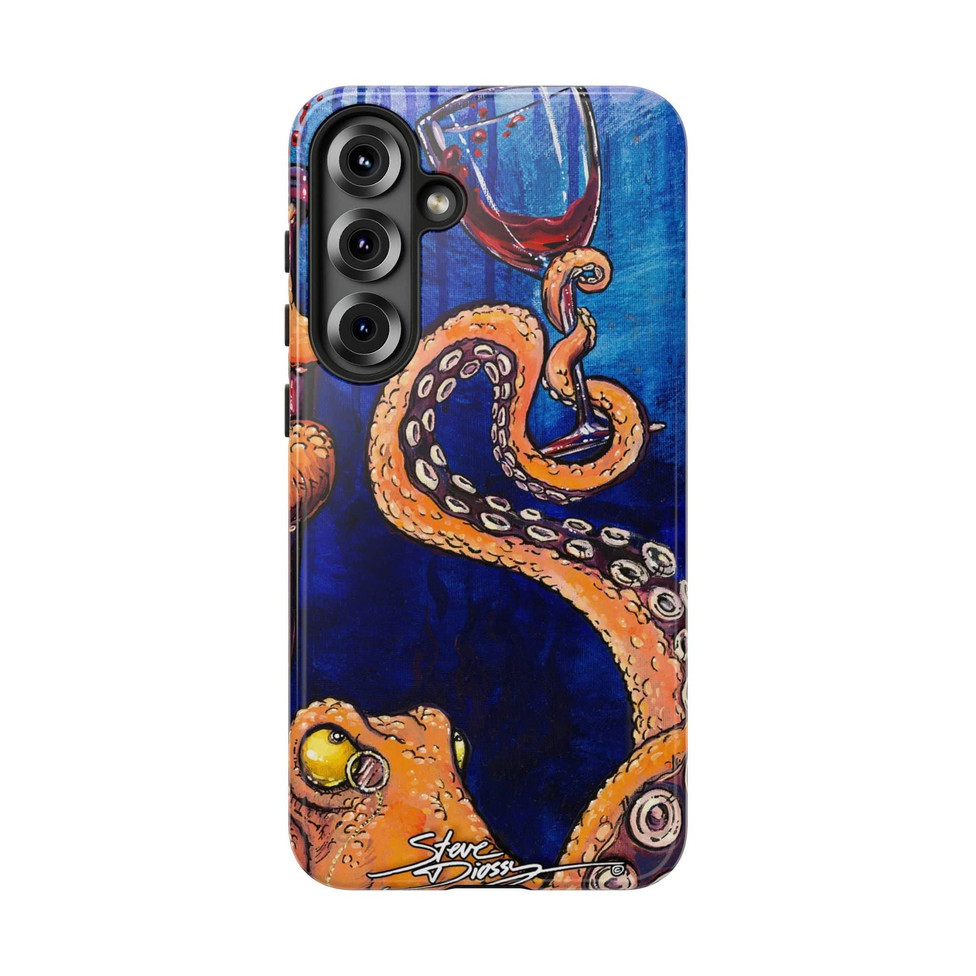 "Octopus the Connoisseur" Tough Phone Cases