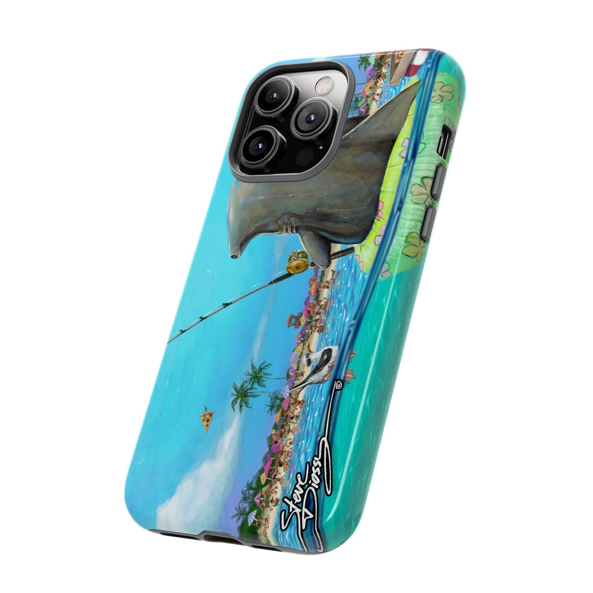 "Shark Fishing" Tough Phone Cases