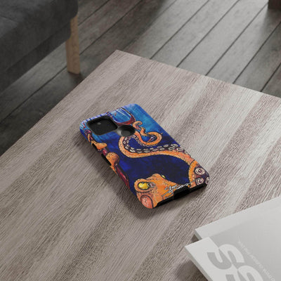 "Octopus the Connoisseur" Tough Phone Cases