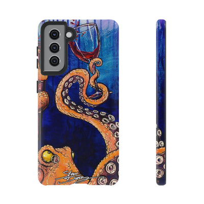 "Octopus the Connoisseur" Tough Phone Cases