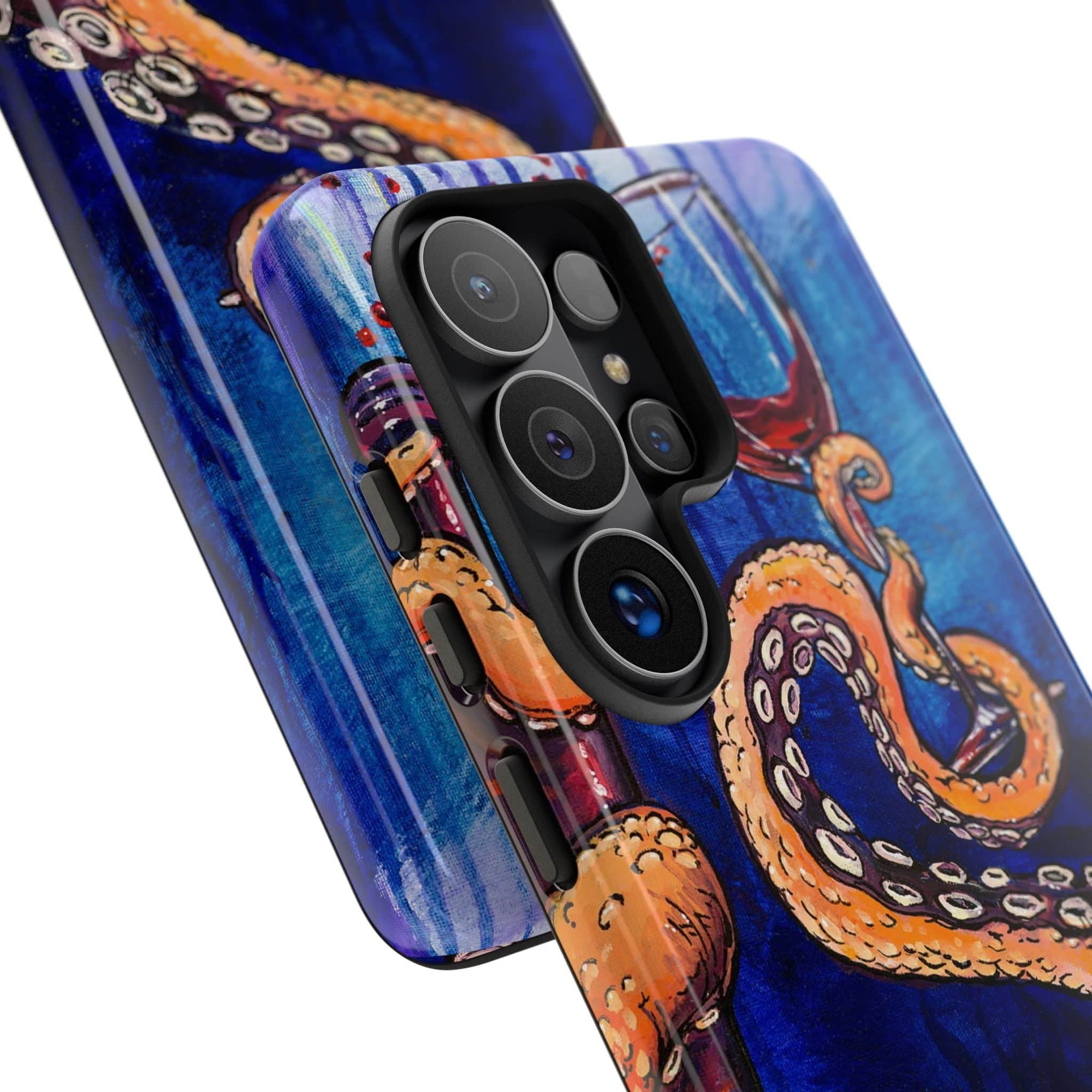 "Octopus the Connoisseur" Tough Phone Cases