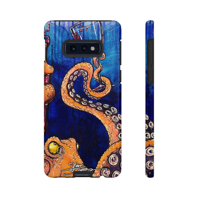 "Octopus the Connoisseur" Tough Phone Cases