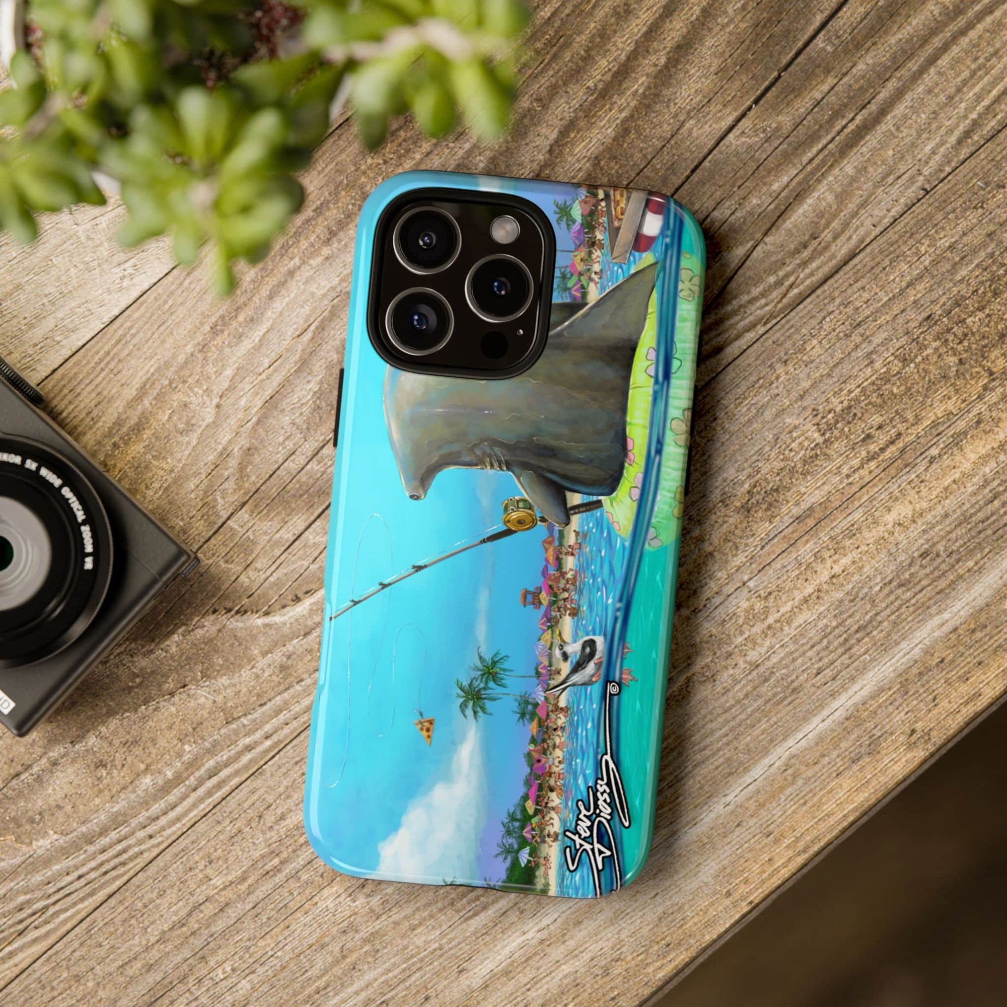 "Shark Fishing" Tough Phone Cases