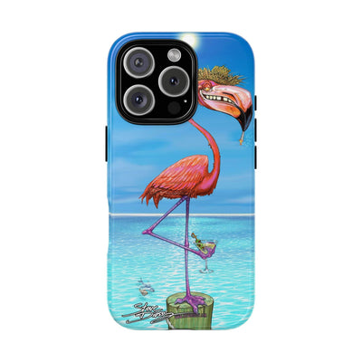 "Dirty Flamingo" Tough Phone Cases