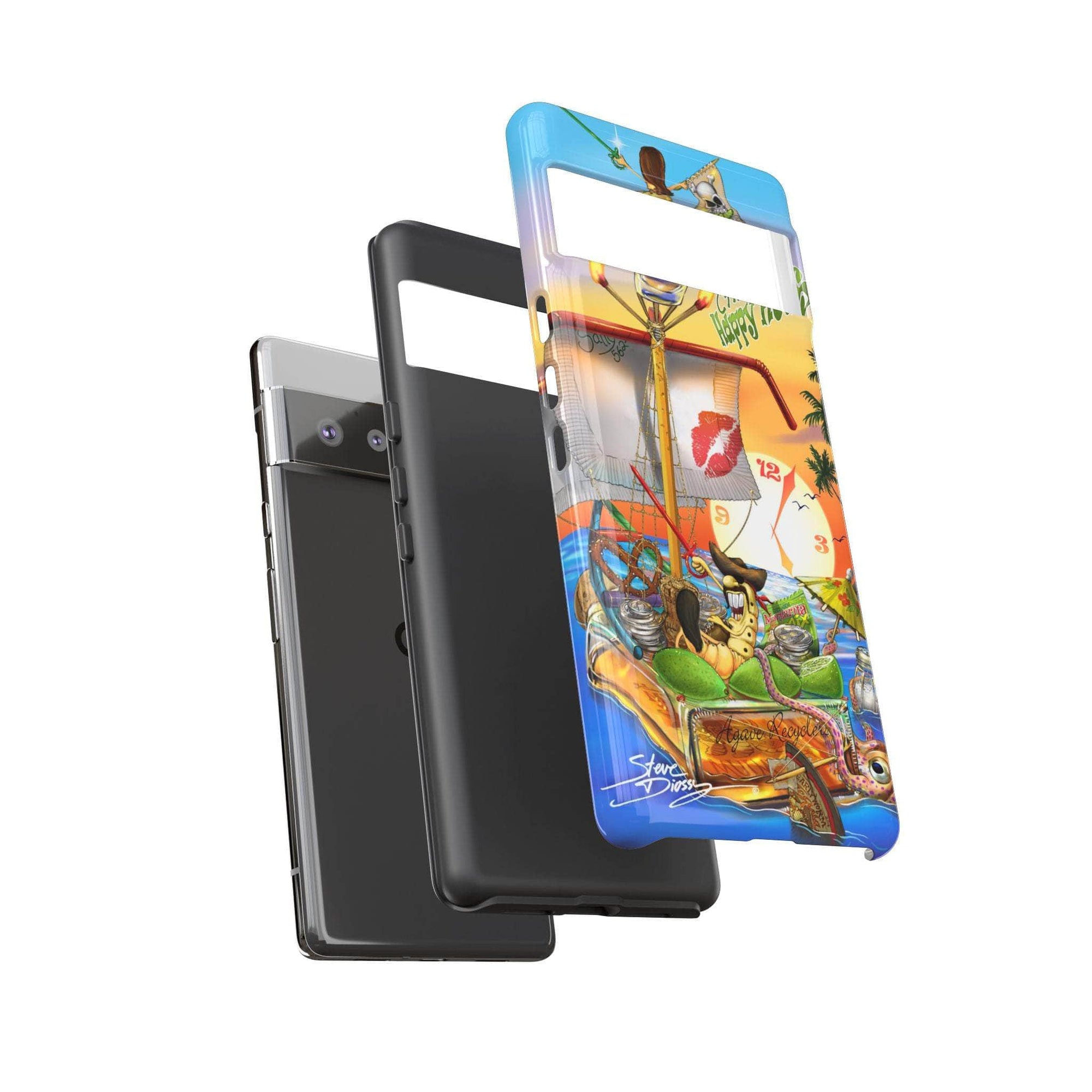 "Chasing Happy Hours" Tough Phone Cases