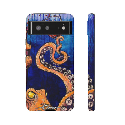 "Octopus the Connoisseur" Tough Phone Cases