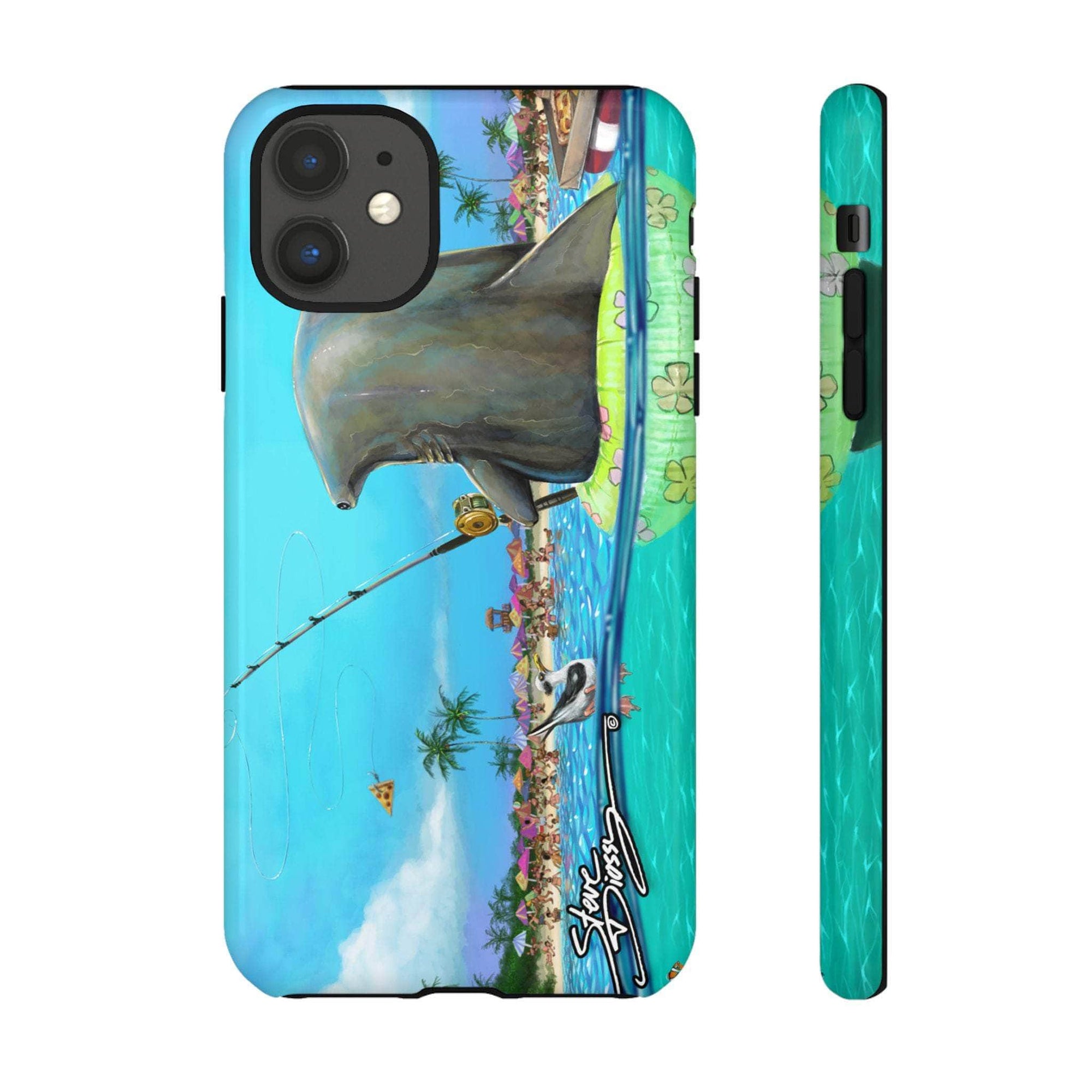 "Shark Fishing" Tough Phone Cases