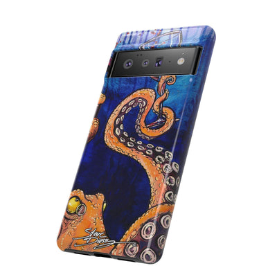 "Octopus the Connoisseur" Tough Phone Cases