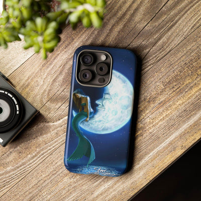 "Mermaid in the Moon" Tough Phone Cases