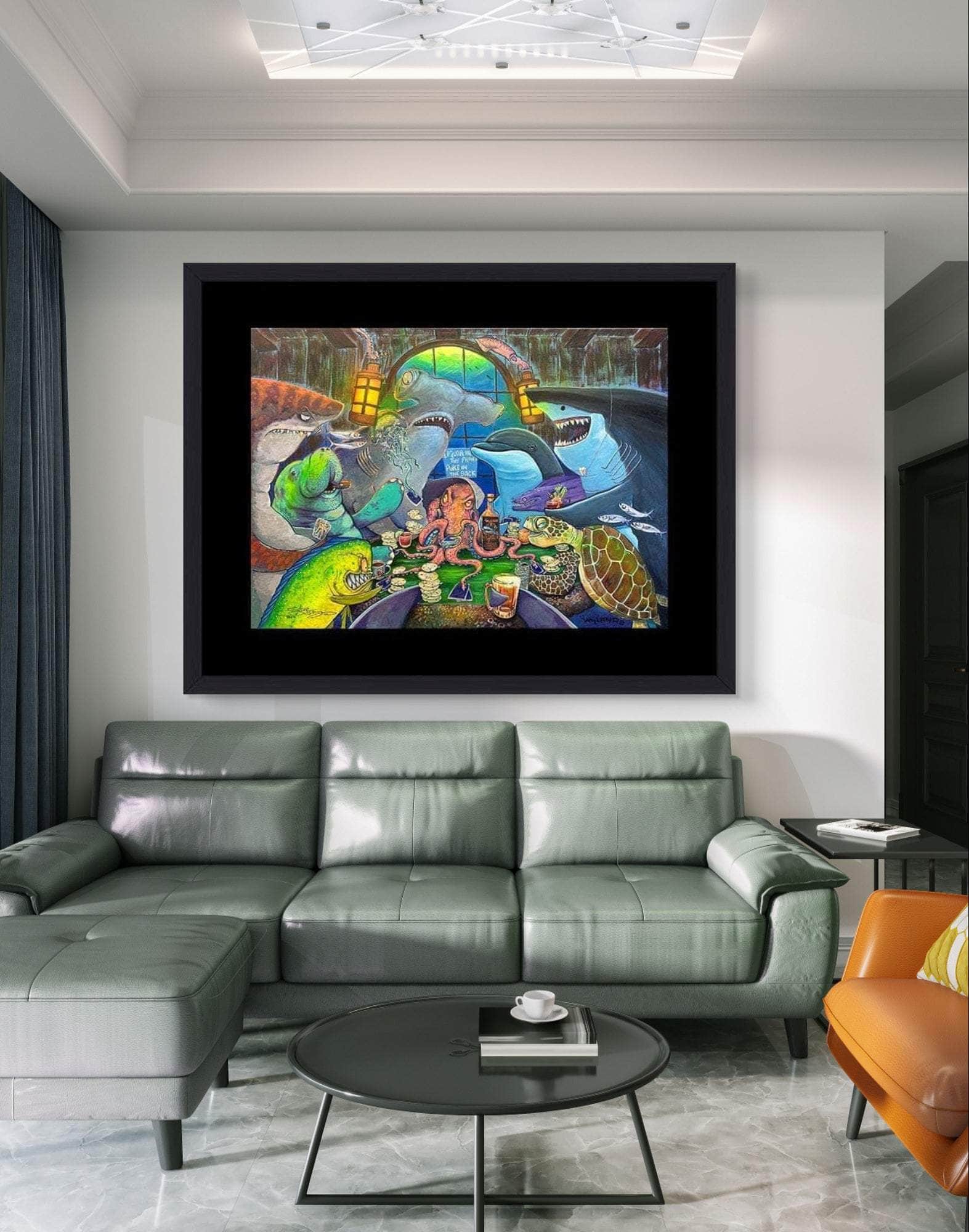 Wyland Collaboration: "Card Sharks" Artist's Proof Series