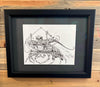 "Tickle This Lobster" Original Pen/Ink by Steve Diossy
