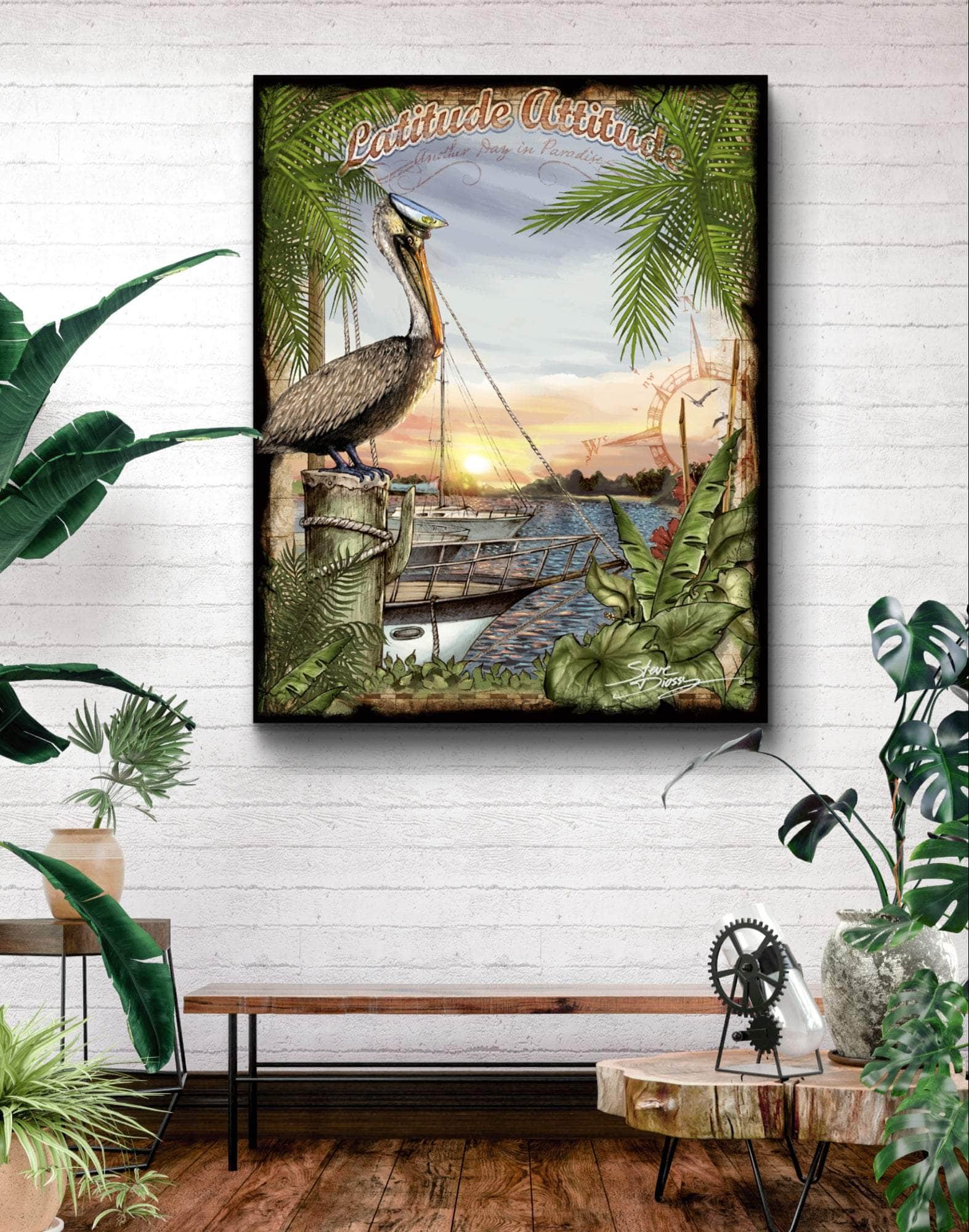 "Latitude Attitude" Limited Edition Canvas