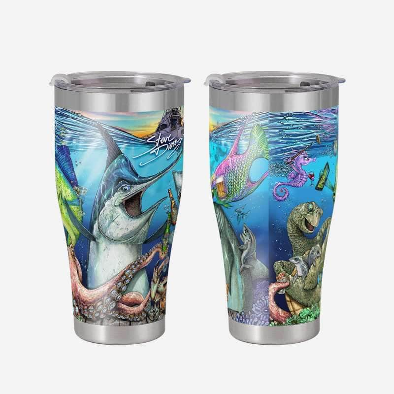 "Give and Take" Stainless Steel Tumbler