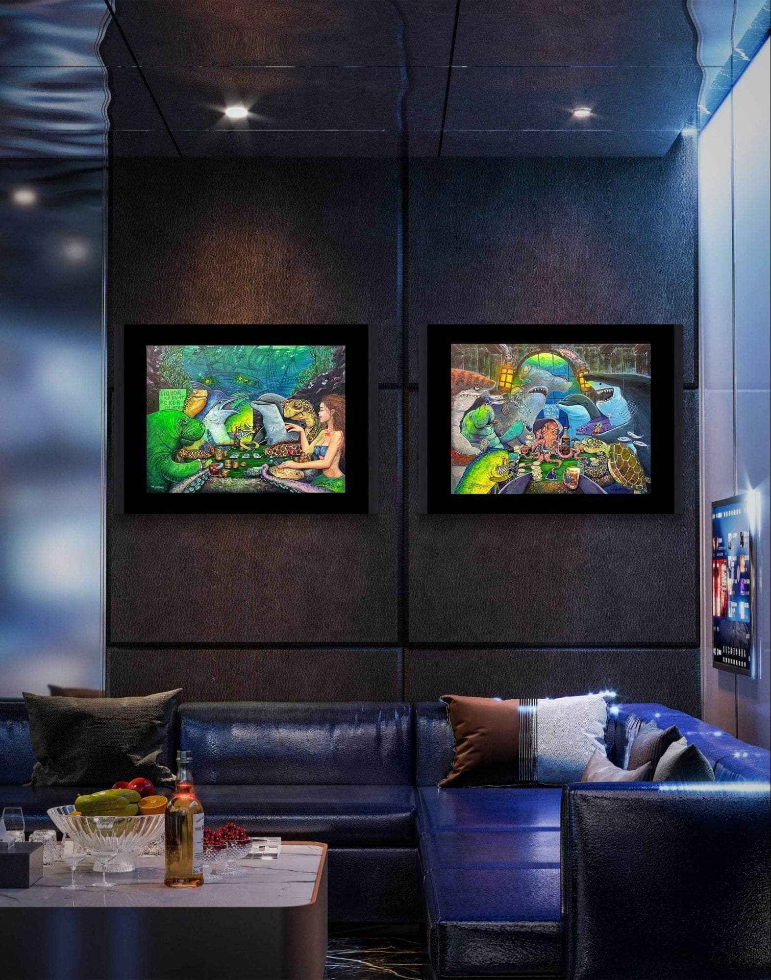 Wyland Collaboration: "Card Sharks" Artist's Proof Series