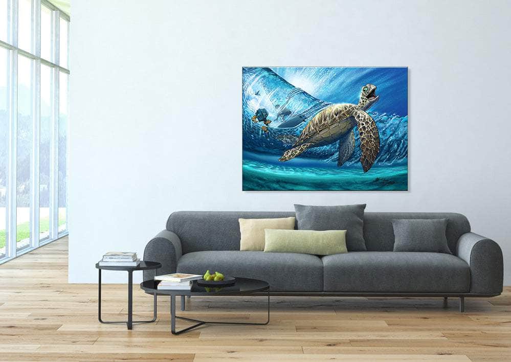 "Turtley Tubular" Limited Edition Canvas