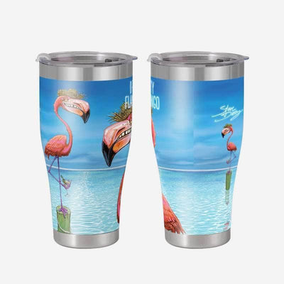 Pre-Sale "Dirty Flamingo" Stainless Steel Tumbler- Ships November